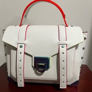 Michael Kors White Manhattan Purse